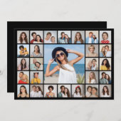 独自の27フォトコラージュのグリーティングカードを作成する (正面/裏面)