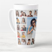 独自の27フォトコラージュを作成 カフェラテマグ (左アングル)