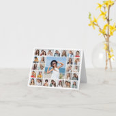 独自の27フォトコラージュを作成 カード (黄色い花)