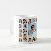 独自の27フォトコラージュを作成 コーヒーマグカップ (正面左)