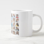 独自の27フォトコラージュを作成 ジャンボコーヒーマグカップ (右)