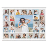 独自の27フォトコラージュを作成 テーブルクロス (正面(横))