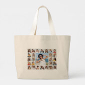 独自の27フォトコラージュを作成 ラージトートバッグ (裏面)