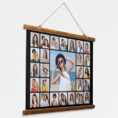 独自の27フォトコラージュを作成 吊り下げ型タペストリー (傾斜あり)