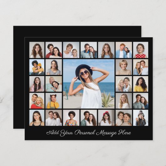 独自の27フォトコラージュ紙シート/カードの作成 (正面/裏面)