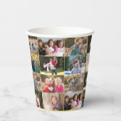 独自の28フォトカスタムコラージュ紙カップを作成 紙コップ (正面)