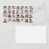 独自の28フォトコラージパック100の作成 名刺 (正面/裏面)