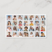 独自の28フォトコラージパック100の作成 名刺 (正面)