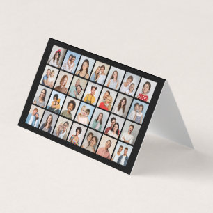 独自の28フォトコラージパック25を作成 名刺