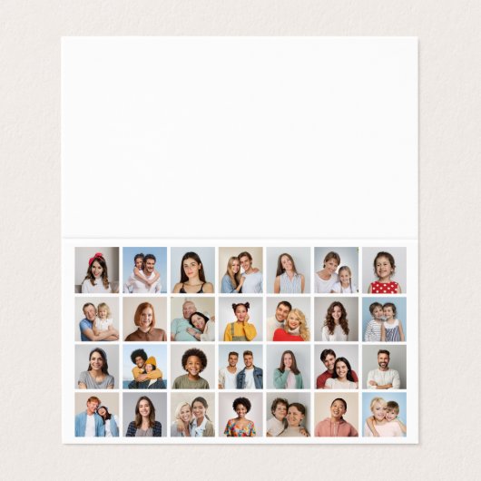 独自の28フォトコラージパック25を作成 名刺 (外部フラット)