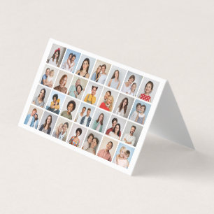 独自の28フォトコラージパック25を作成 名刺
