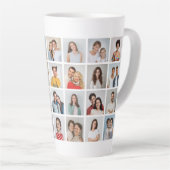 独自の28フォトコラージュを作成 カフェラテマグ (右アングル)