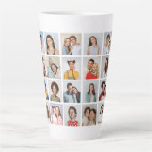 独自の28フォトコラージュを作成 カフェラテマグ (正面)