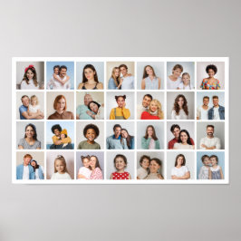 独自の28フォトコラージュを作成 ポスター