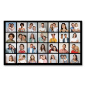 独自の28フォトコラージュを作成 マグネット名刺 (正面)