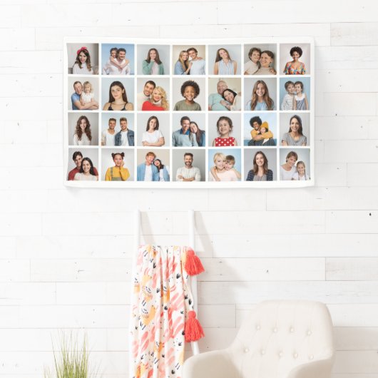 独自の28フォトコラージュを作成 横断幕 (インサイチュ)