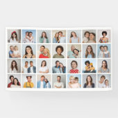 独自の28フォトコラージュを作成 横断幕 (横)