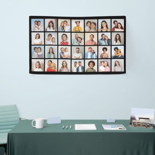 独自の28フォトコラージュを作成 横断幕 (トレードショー)