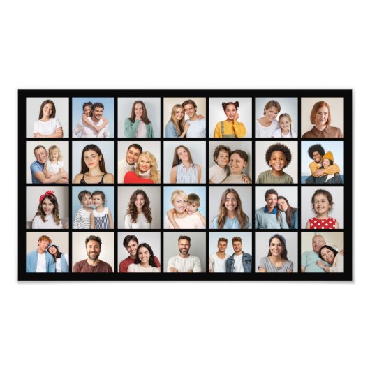 独自の28フォトコラージュ写真の拡大を作成 フォトプリント            (正面)