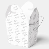 ペーパーフェイバーボックス, テイクアウト5.1cm x 5.1cm x 7cm  (オープン)