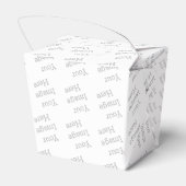 ペーパーフェイバーボックス, テイクアウト5.1cm x 5.1cm x 7cm  (裏面サイド)