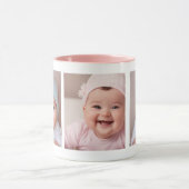 独自の3つのフォトコラージセラミックマグカップを作成 マグカップ (中央)