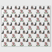 独自の3つのフォトコラージュを作成カスタム ラッピングペーパー (フラット)