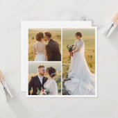 独自の3つのフォトコラージュを作成 カード (正面/裏面インサイチュ)