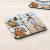 独自の3つのフォトコラージュを作成 コースター (左側)