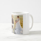 独自の3つのフォトコラージュを作成 コーヒーマグカップ (正面右)