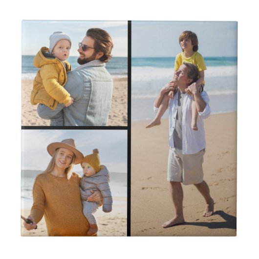 独自の3つのフォトコラージュを作成 タイル (正面)