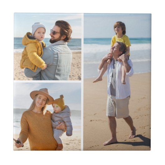 独自の3つのフォトコラージュを作成 タイル (正面)