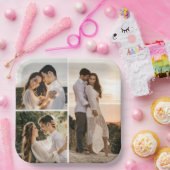 独自の3つのフォトコラージュを作成 ペーパープレート (パーティー)