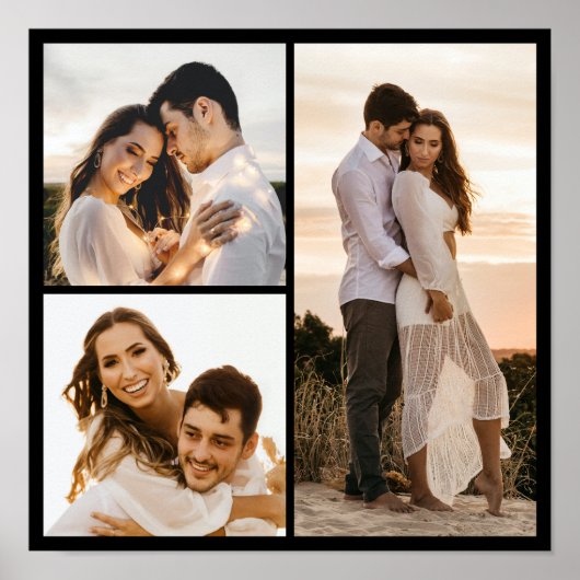 独自の3つのフォトコラージュを作成 ポスター (正面)