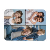 独自の3つのフォトコラージュを作成 マグネット (横)