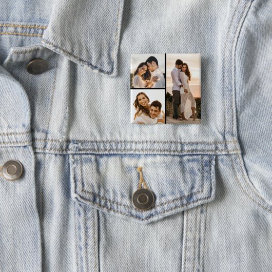 独自の3つのフォトコラージュを作成 缶バッジ (インサイチュ)