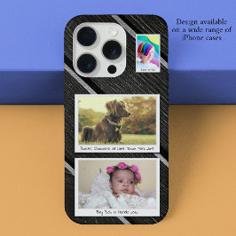 独自の3つのフォトコラージュを作成 iPhone 15 PROケース