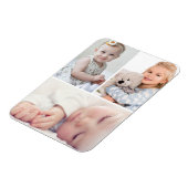 独自の3フカスタムァミリのフォトマグネットを作成 マグネット (左側)