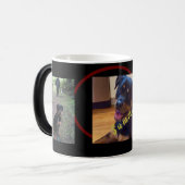 独自の3写真ギフトコーヒーマグを作成 モーフィングマグカップ (正面左)