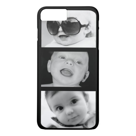 独自の3枚のフォトiPhone 7プラスケースの作成 Case-Mate iPhoneケース (裏面)