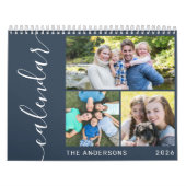 独自の3枚の写真をミニマル作成するコラージスクリプト カレンダー (カバー)