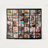 独自の30平方フォトコラージタペストリーを作成 タペストリー (正面(横))