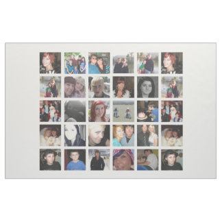 独自の30 PicファブリックInstagramフォトコラージュ ファブリック