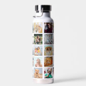 独自の30 xフォトコラージュ正方形グリッドの作成 ウォーターボトル (右面)