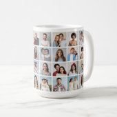 独自の32フォトコラージュを作成 コーヒーマグカップ (正面右)