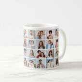 独自の32フォトコラージュを作成 コーヒーマグカップ (正面右)