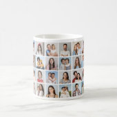 独自の32フォトコラージュを作成 コーヒーマグカップ (中央)