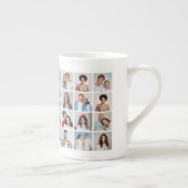 独自の32フォトコラージュを作成 ボーンチャイナマグカップ (右)