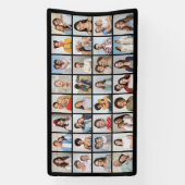 独自の32フォトコラージュを作成 横断幕 (縦)