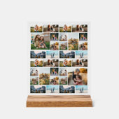 独自の32フォトパーソナライズされたコラージュを作成 アクリルサイン (正面)